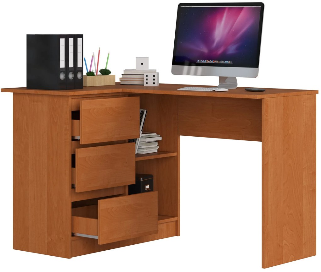 Masă PC de colț Bodhi (arin) (S). Promo -22%. 1068919