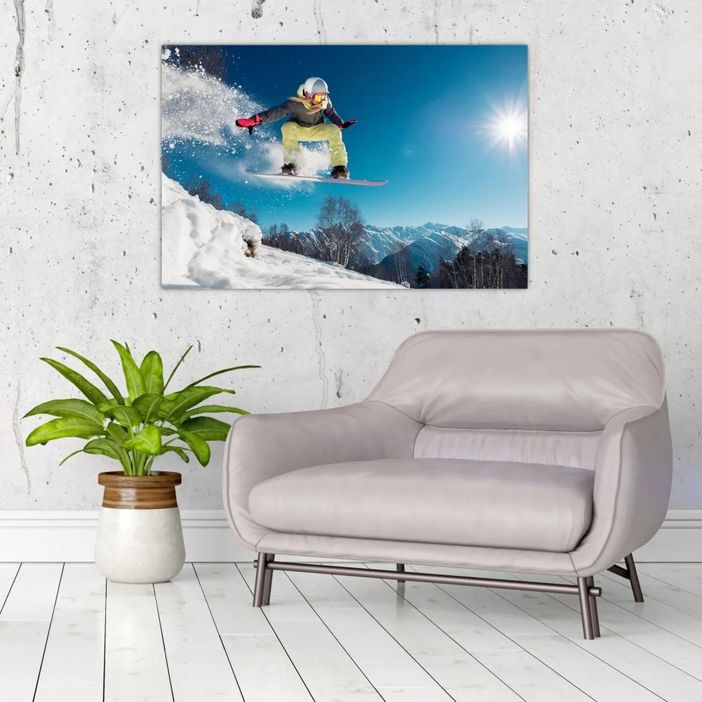 Tablou - Snowboarder (90x60 cm)