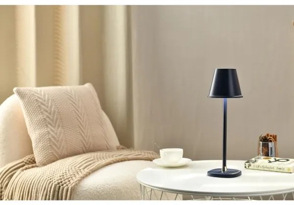 Lampă LED reîncărcabilă dimabilă de masă Retlux LED/3W/1800 mAh albastru închis