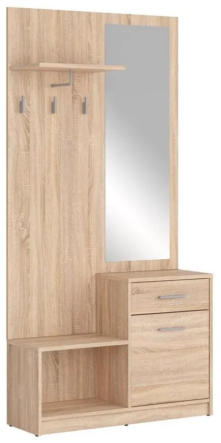 Set mobilier hol Nepo Plus 16 (stejar sonoma) . Promo -31%. 1098340
