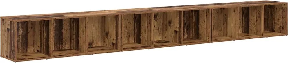 vidaXL Set comodă TV 3 pcs Lemn Vechi 37 x 35 x 107 cm Lemn compozit