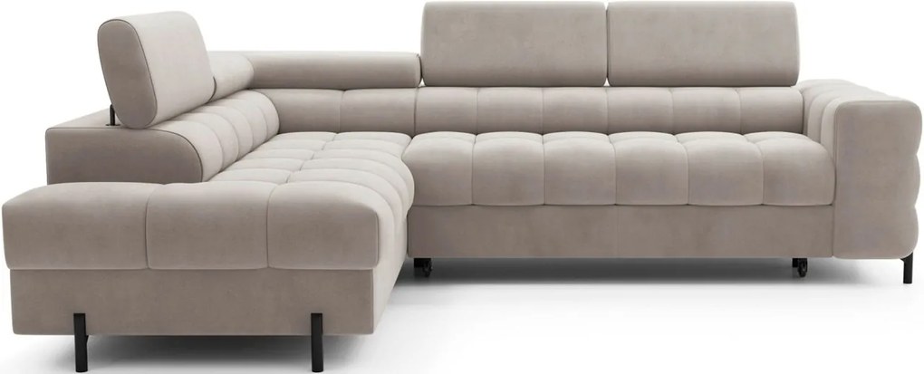 Coltar extensibil Ferruce cu tetiere reglabile L276 cm