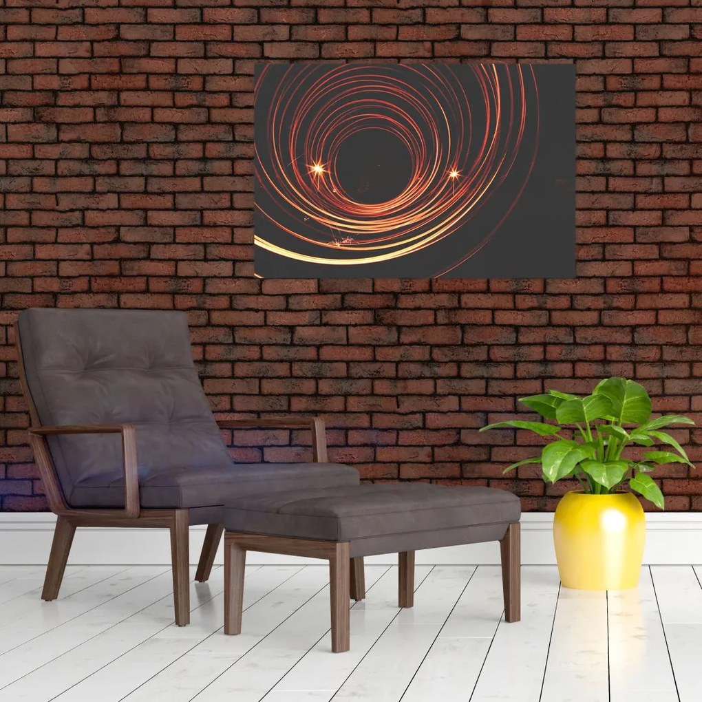 Tabloul cu linii abstracte (90x60 cm)