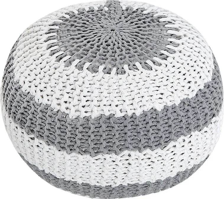 Taburete multifunctional Leeds 50cm gri/ alb A-37337 VC