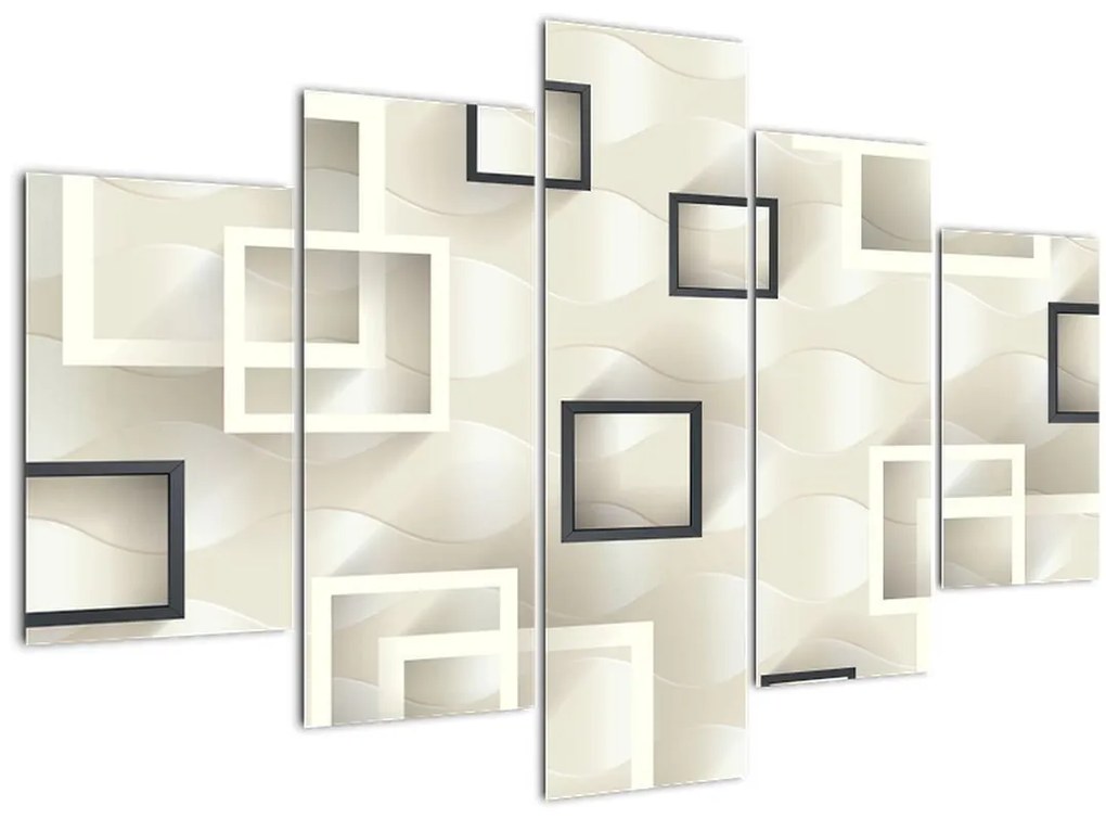 Tablou geometric abstract (150x105 cm)