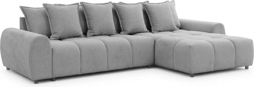 Colțar gri (cu colț pe partea dreaptă/cu șezlong) Albane – Ropez