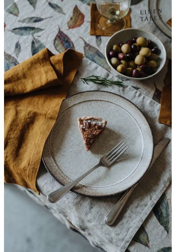 Suport pentru farfurii din in 35x45 cm Golden Fall – Linen Tales