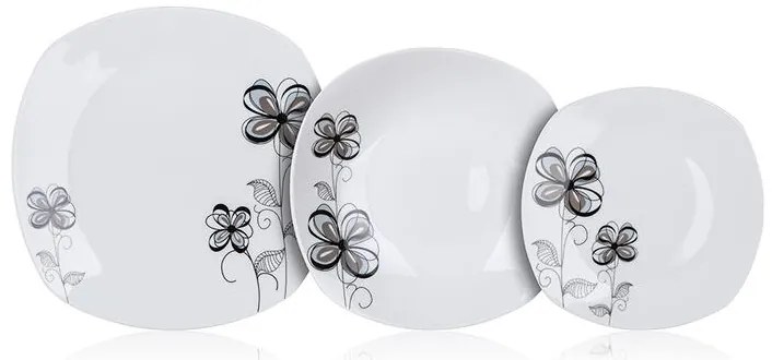 Set farfurii din porțelan FLOREA 18 buc