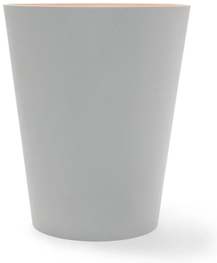 Coș de gunoi gri deschis din lemn 7,5 l Woodrow – Umbra