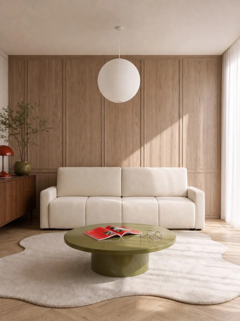 Canapea extensibilă Velaro - material tricotat bej Vela 03