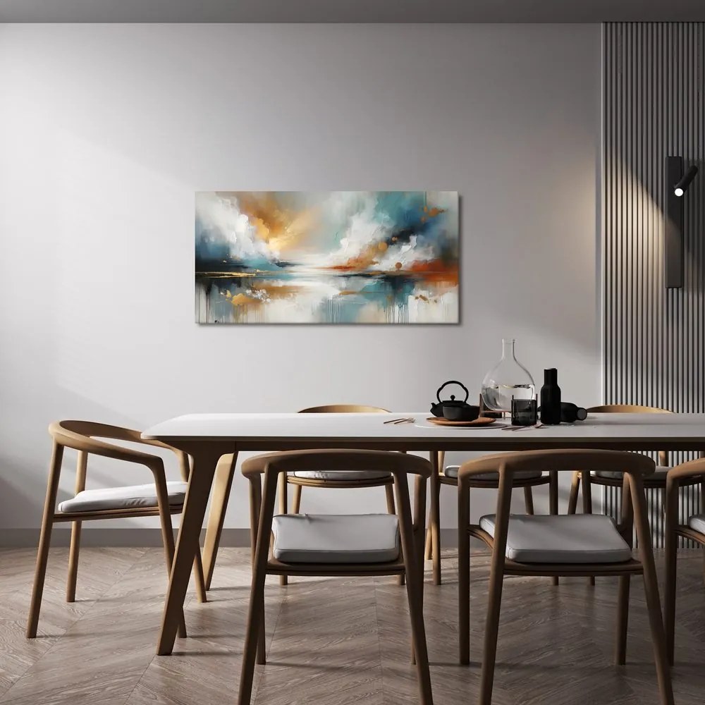 Tablou abstracție modernă cu natură