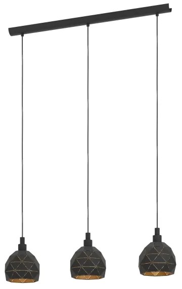 Eglo 97846 - Lustră pe cablu ROCCAFORTE 3xE14/40W/230V
