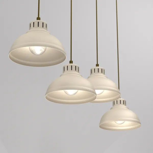 Lustră pe cablu SVEN 4xE27/15W/230V bej