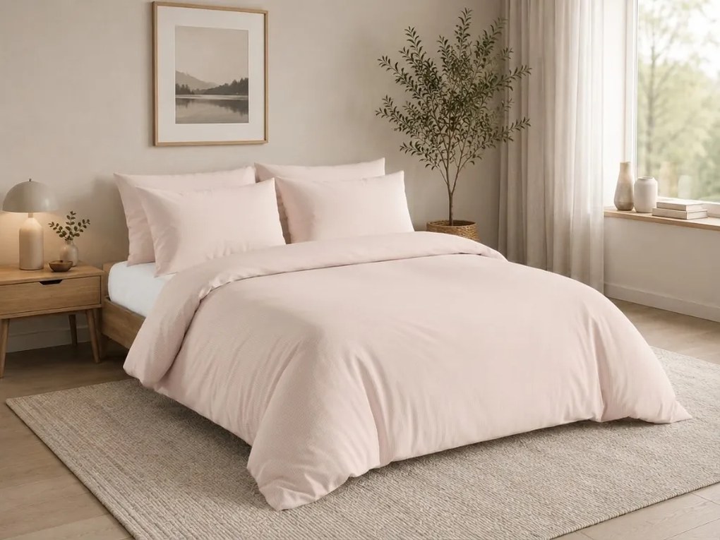 Lenjerie de pat din bumbac LINIE PINK roz Dimensiune lenjerie de pat: 70 x 90 cm | 140 x 200 cm