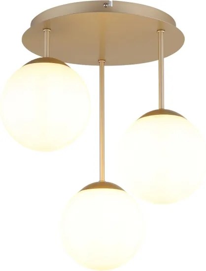 Globo 47441-3CH - Candelabru aplicat HARMON 3xE14/25W/230V alamă