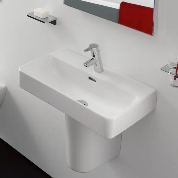 LAUFEN H8189580001041 - Lavoar PRO 55 x 38 cm, pentru blat/suspendat, din ceramică, alb