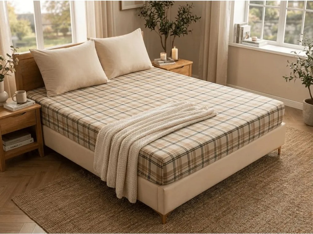 Cearsaf Cocolino microplus PLAID 90x200 cm crem