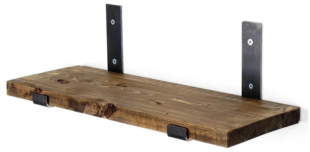 Raft decorativ de perete Dupone 10 (Nuc + negru) . 1093661