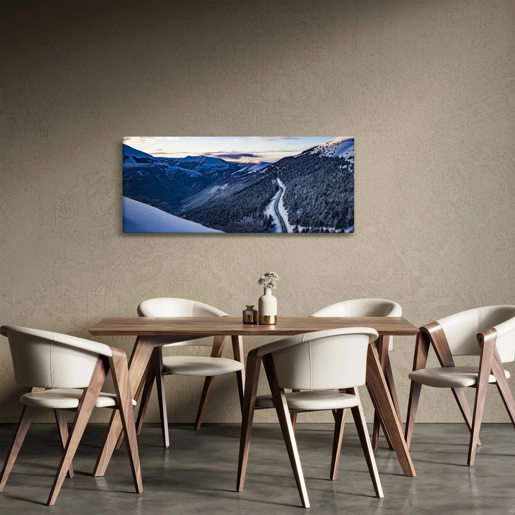 Tablou - Pantă înzăpezită (120x50 cm)