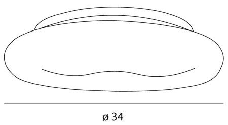 Plafonieră LED MAXLIGHT C0233 DUO LED/10W/230V d. 34 cm alb