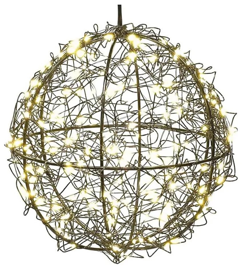 Decorațiune de Crăciun cu 200x LED, 230 V, diametru 20 cm