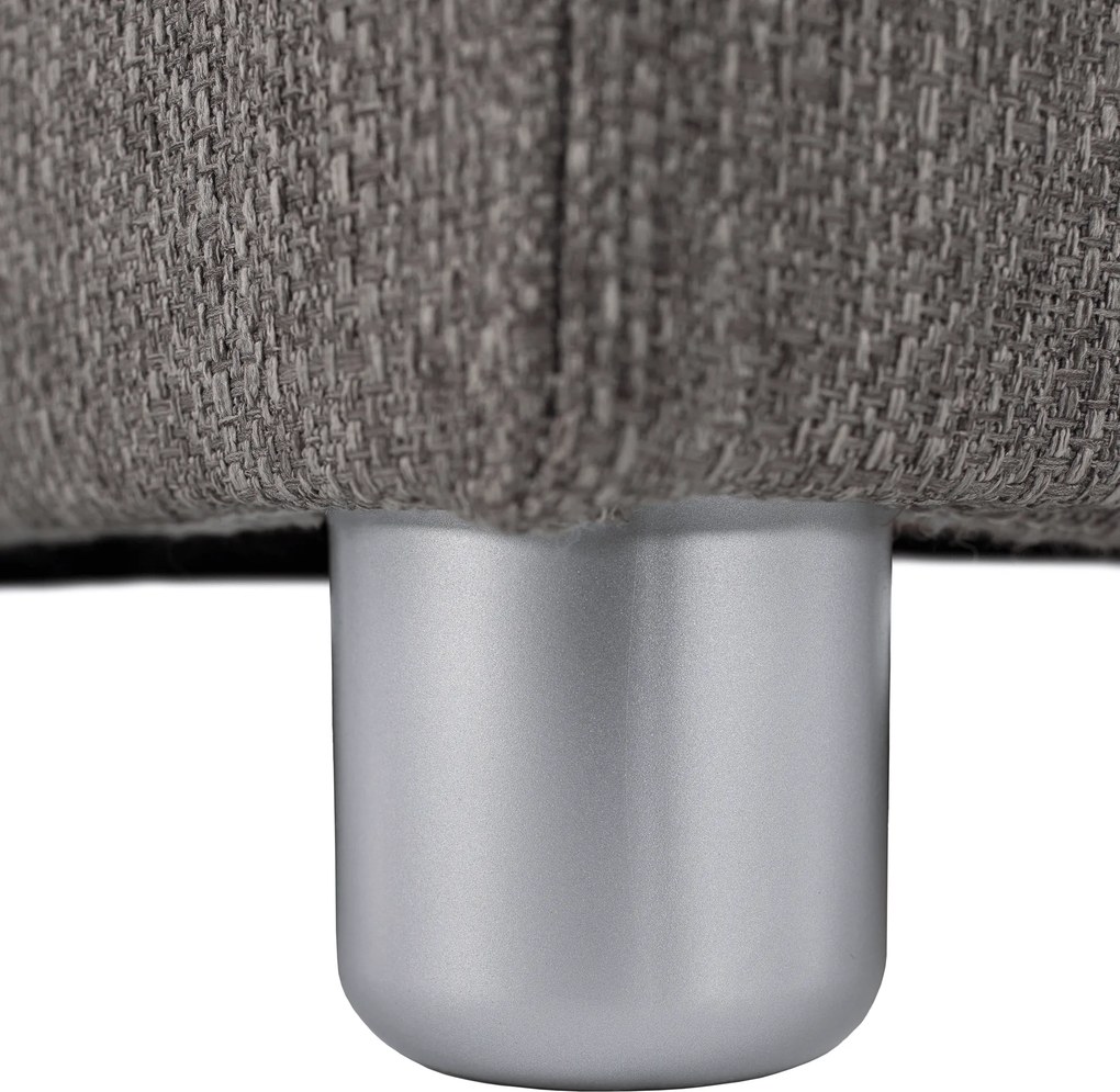 Pat electric reglabil, arcuri, gri, 160x200, MURKO NEW