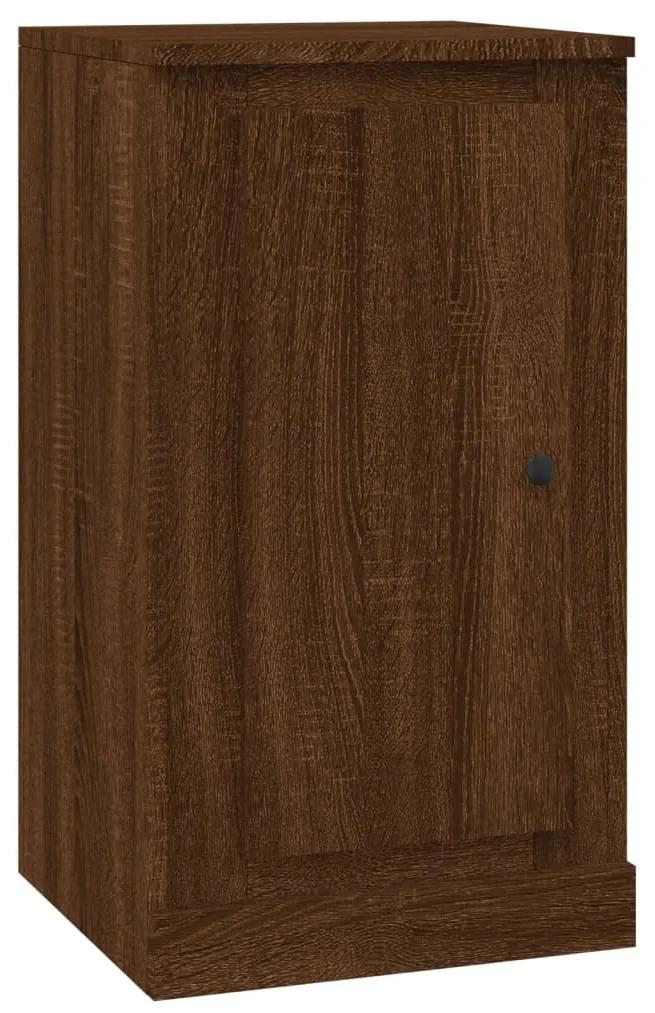 816214 vidaXL Servantă, stejar maro, 37,5x35,5x67,5 cm, lemn prelucrat