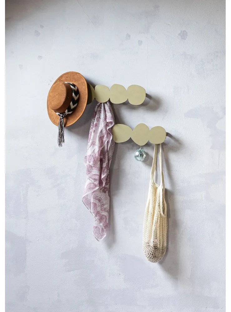 Cuier de perete bej din metal 58 cm Tumulo – Spinder Design