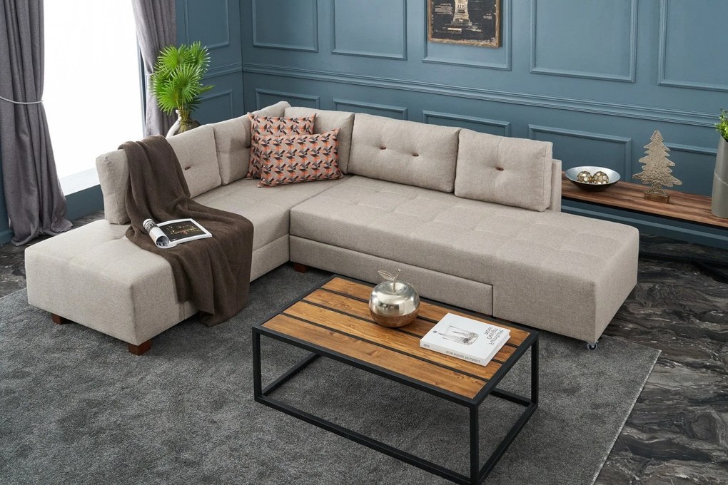 Coltar Extensibil Manama Stanga, Crem