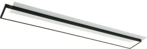 Brilagi - Plafonieră LED dimabilă OUTLINE LED/90W/230V 18x100 cm alb/negru +telecomandă
