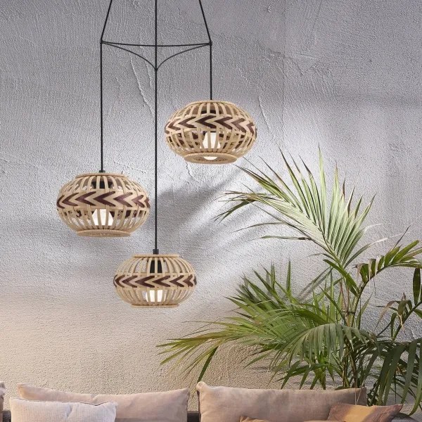 Eglo 43273 - Lustră pe cablu DONDARRION 3xE27/40W/230V