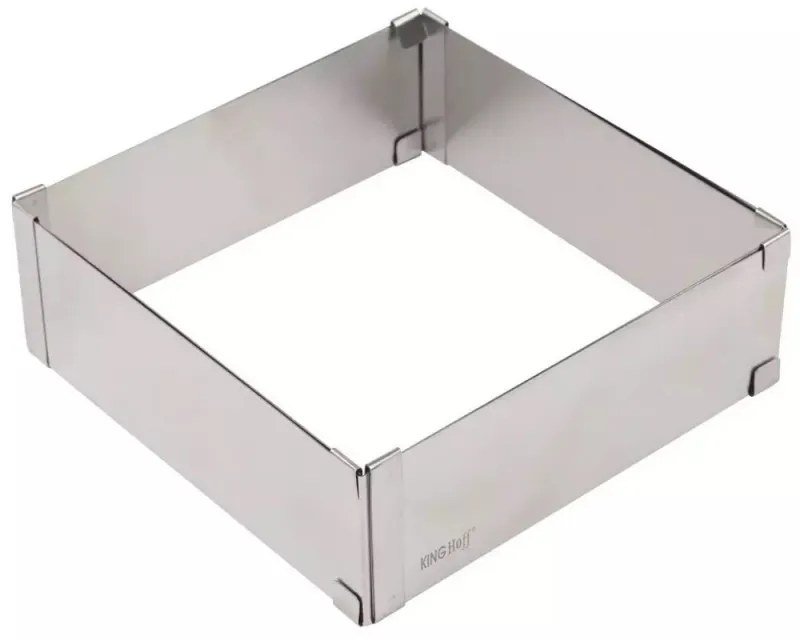 Forma de copt Kinghoff KH 1906, Reglabila 15,5-28 cm, Otel inoxidabil, Argintiu