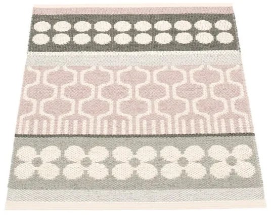 Covor pentru exterior și interior roz deschis/gri 70x90 cm Asta Pale Rose – Pappelina