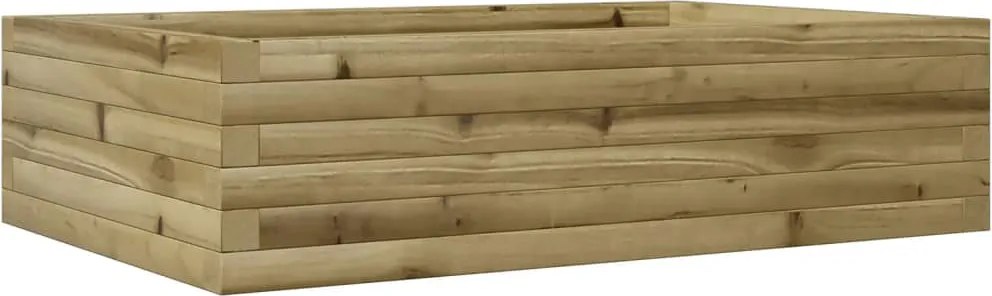 vidaXL Jardinieră de grădină, 90x60x23 cm, lemn de pin impregnat