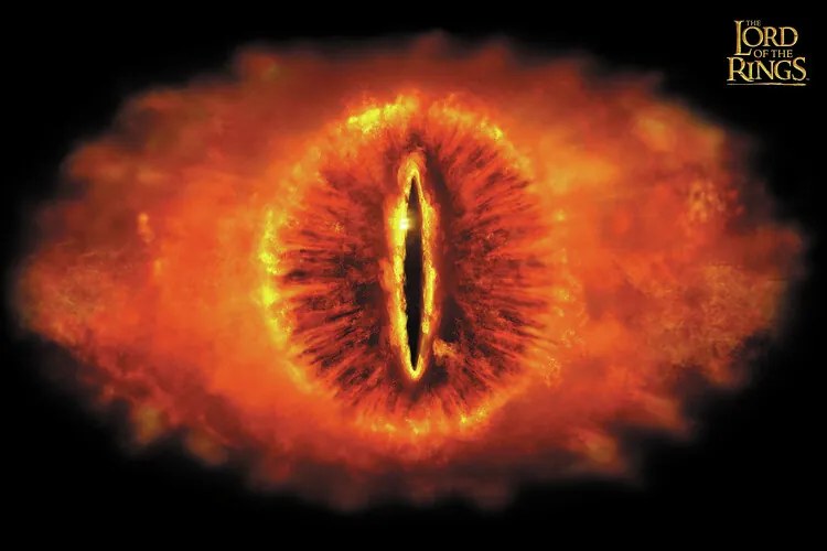 Poster de artă Lord of the Rings - Eye of Sauron