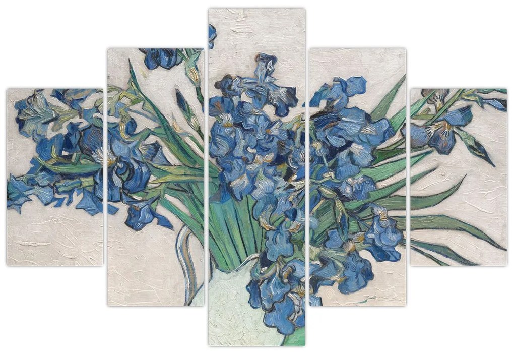 Tablou - Vincent van Gogh, Irises, reproducere (150x105 cm)