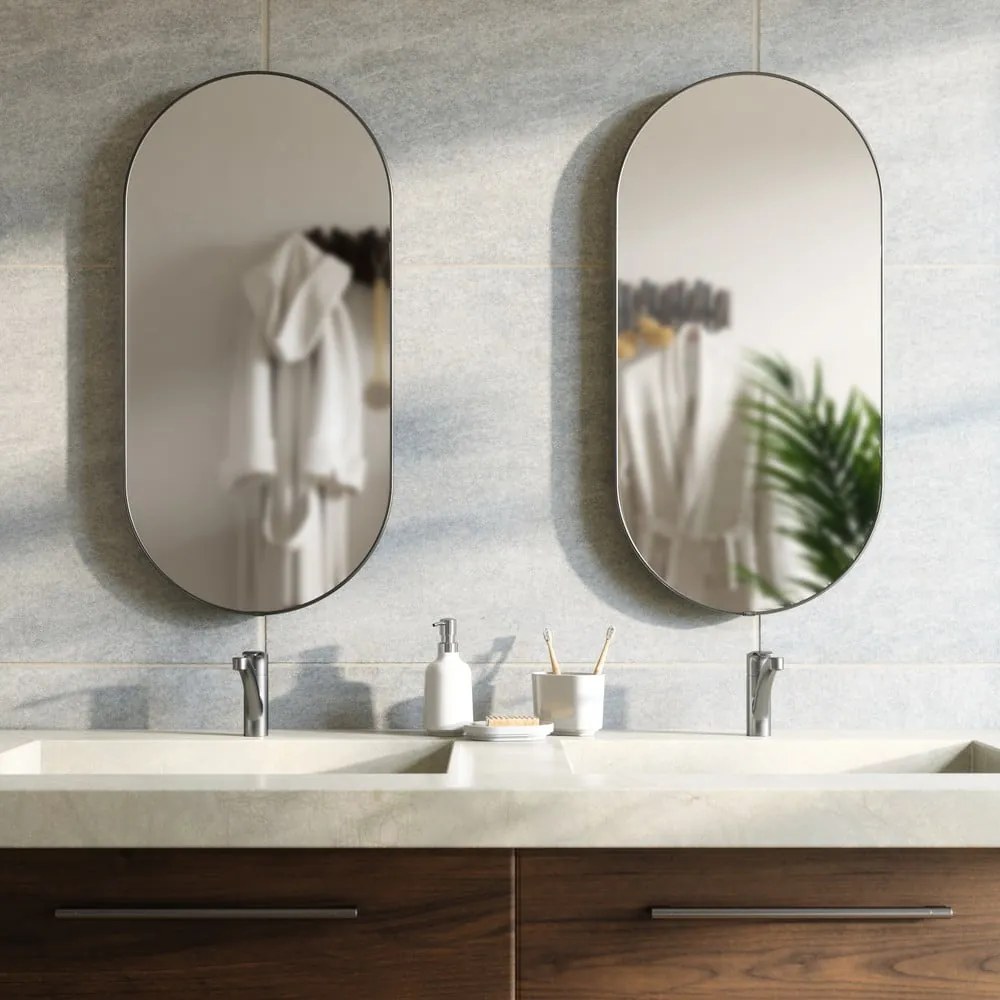 Oglindă de perete 46x91 cm Hubba – Umbra