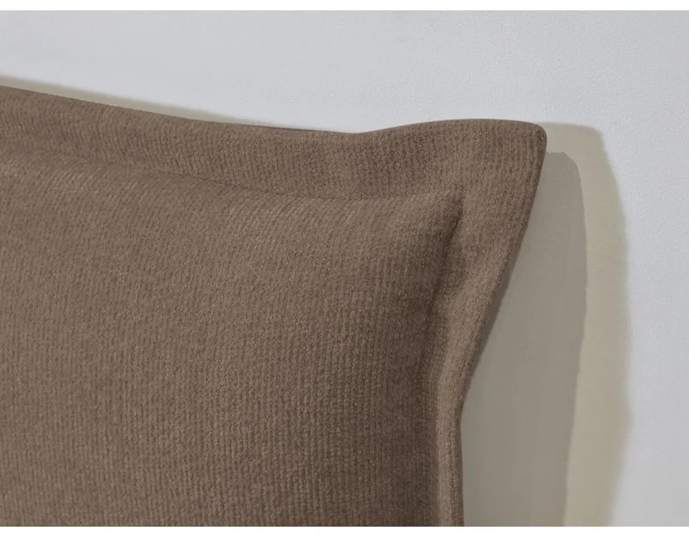 Pat matrimonial maro/natural cu somieră 180x200 cm Charlie – Bobochic Paris