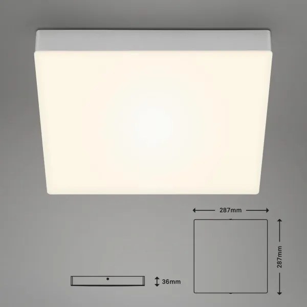 Plafonieră LED Briloner 7071-014 FLAME LED/21W/230V 3000K 28,7x28,7 cm