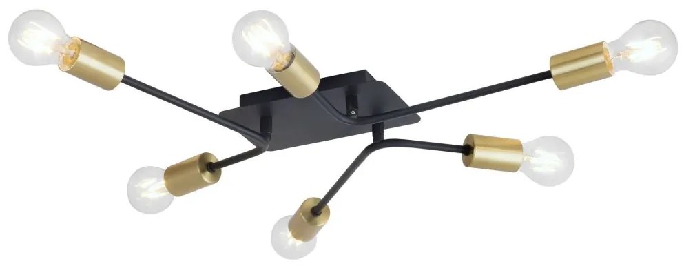 Plafoniera metal design Industrial Lanny 2103 RX