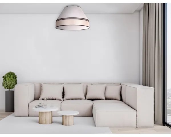 Duolla - Plafonieră AVIGNON 3xE27/15W/230V d. 60 cm bej