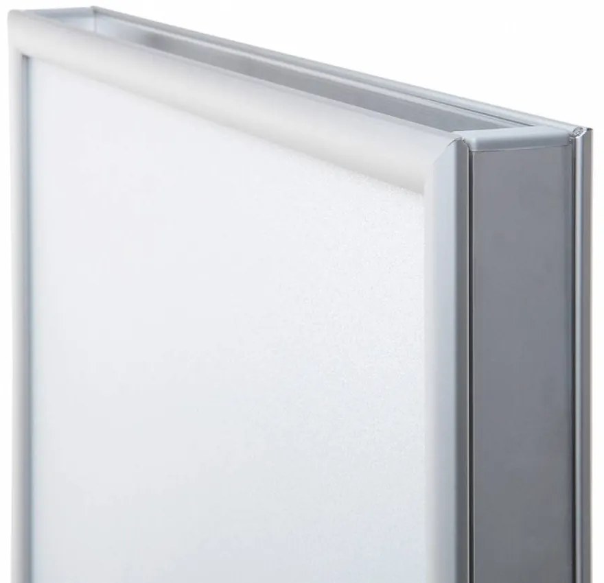 Suport poster 70 x 100 cm, argintiu