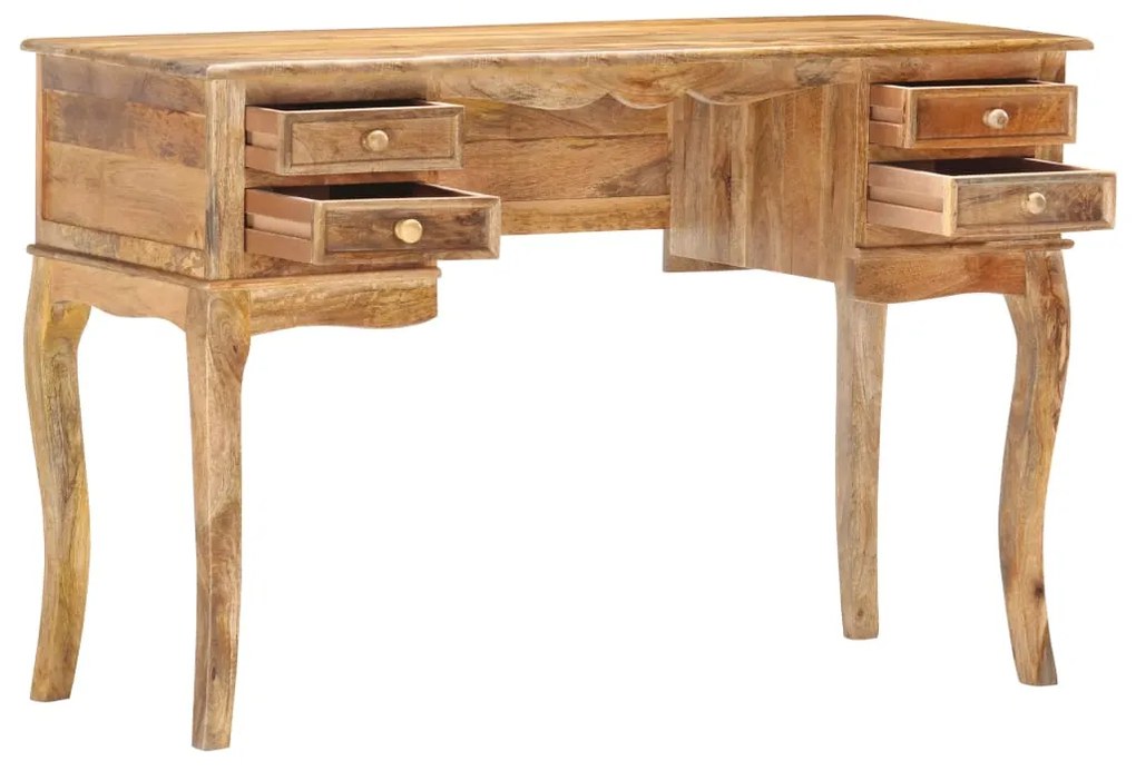 286307 vidaXL Birou, 115 x 45 x 75 cm, lemn masiv de mango