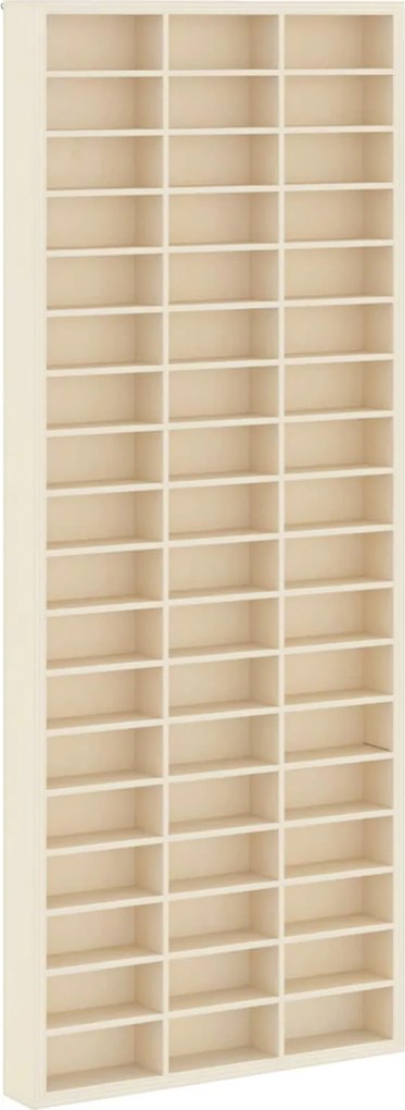 vidaXL Dulap de afișare pe perete Bej 30 x 4,5 x 75 cm Lemn compozit