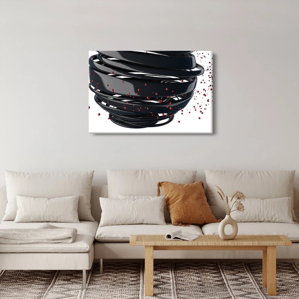 Tablou - Abstracției de glob pământen (90x60 cm)