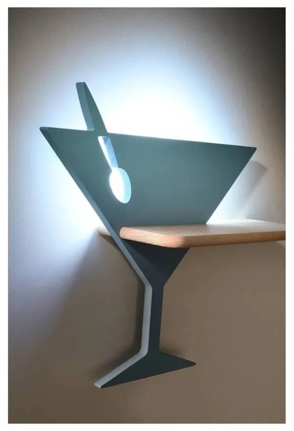 Aplică de perete neagră LED Piccolo – Candellux Lighting