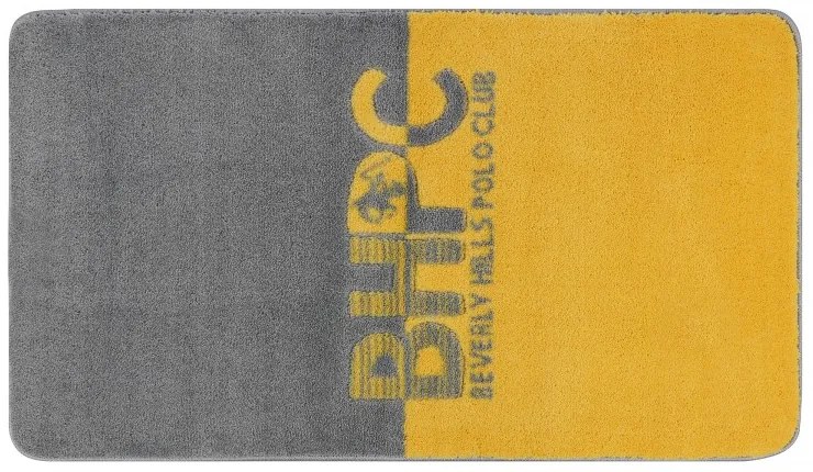 Covoras pentru baie Beverly Hills Polo Club 315 Galben / Gri, 57 x 100 cm