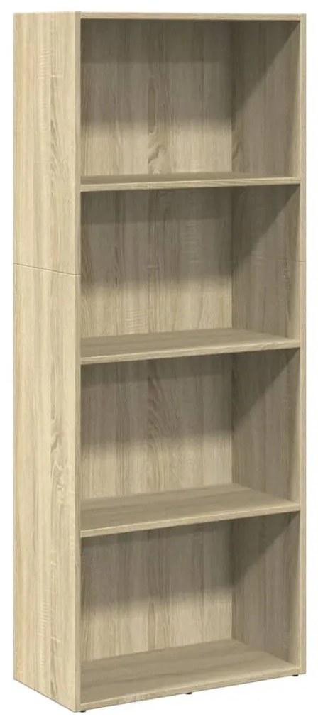 857910 vidaXL Bibliotecă, stejar sonoma, 60x30x152 cm, lemn prelucrat