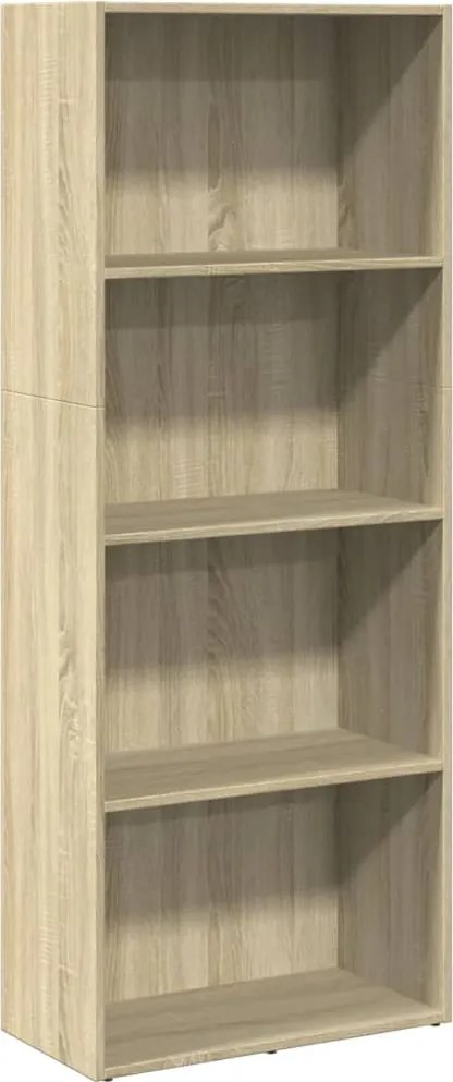 vidaXL Bibliotecă, stejar sonoma, 60x30x152 cm, lemn prelucrat
