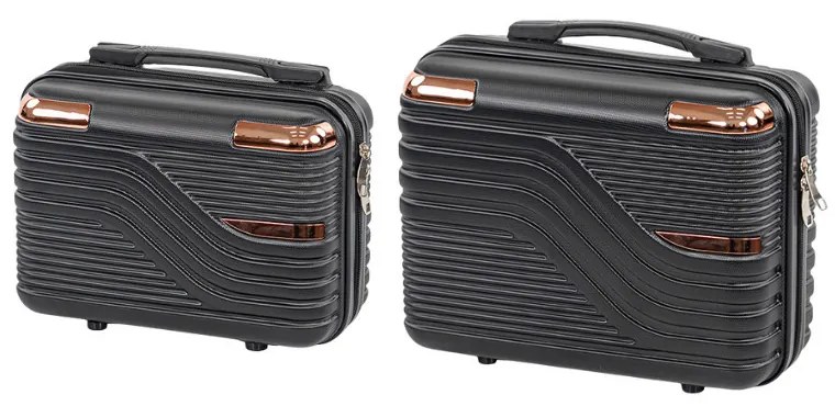 TraveLux Urban II bőrönd szett fekete